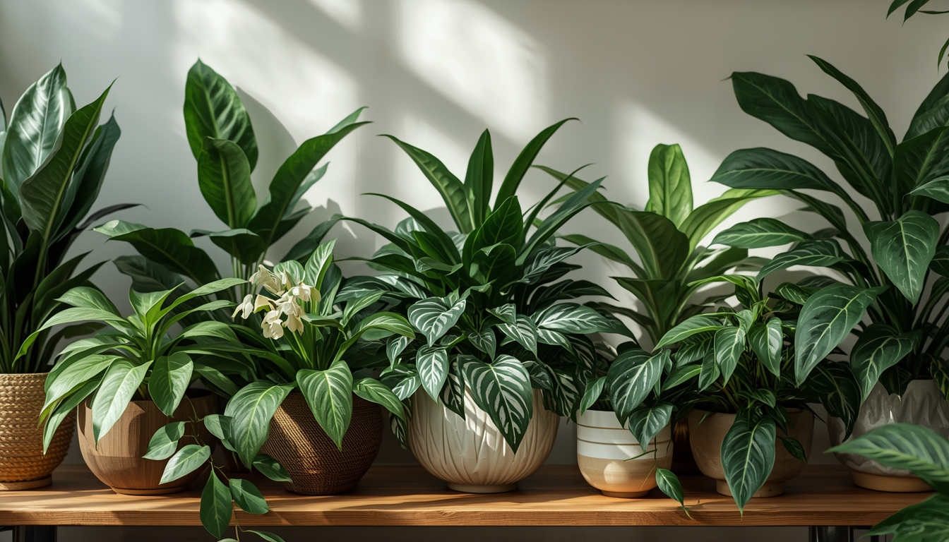 Healthy indoor plants from Clearingyshine